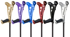 86064  Access Comfort Βακτηρία αγκώνα αλουμινίου, με μαλακή λαβή