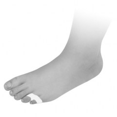 Διαχωριστικό δακτύλων ποδιού Σιλικόνης